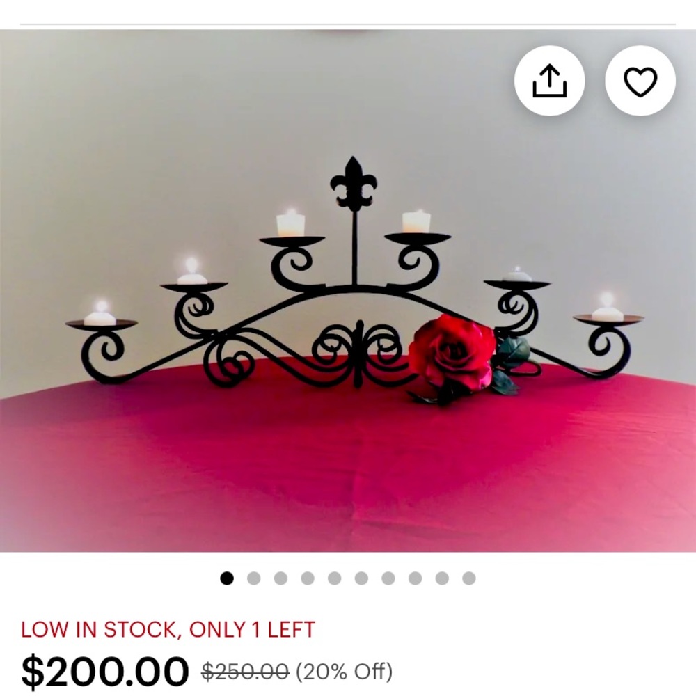 Candlelight stand